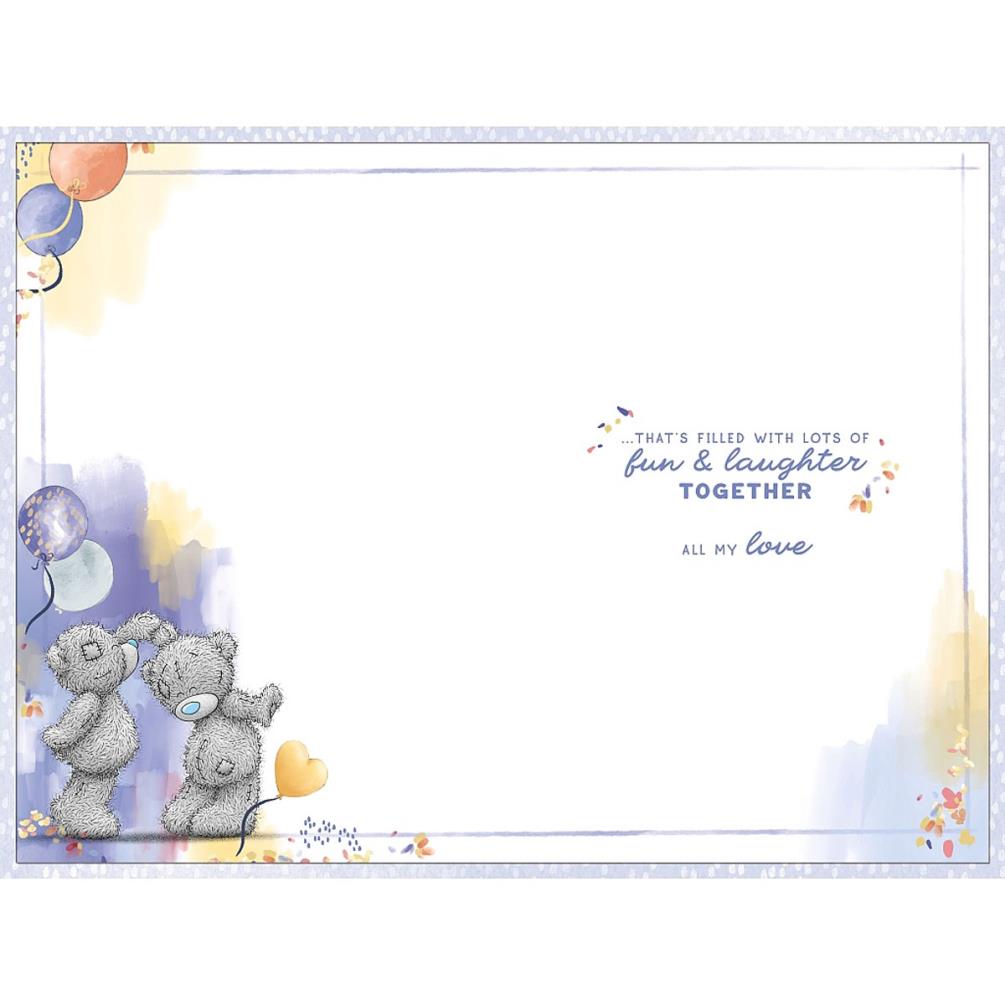 Husband Verse Me to You Bear Birthday Card Extra Image 1